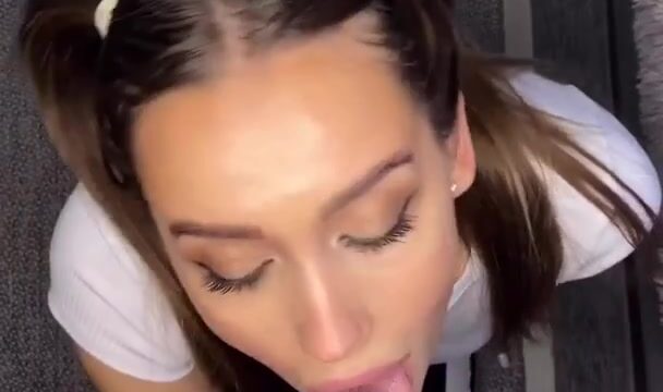 Luxury Girl Sucking Her BF And Swallow Down Every Cum Drop
