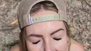 Honey Brooks Gets Banged Outdoors By Her Boyfriend